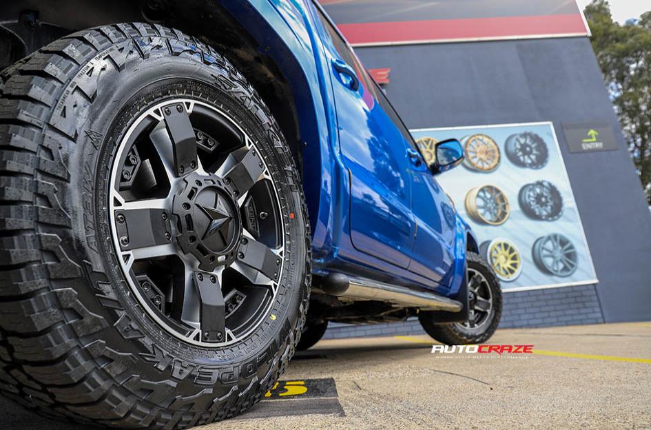 VOLKSWAGEN AMAROK ROCKSTAR XD 2 MATTE BLACK MACHINED FACE